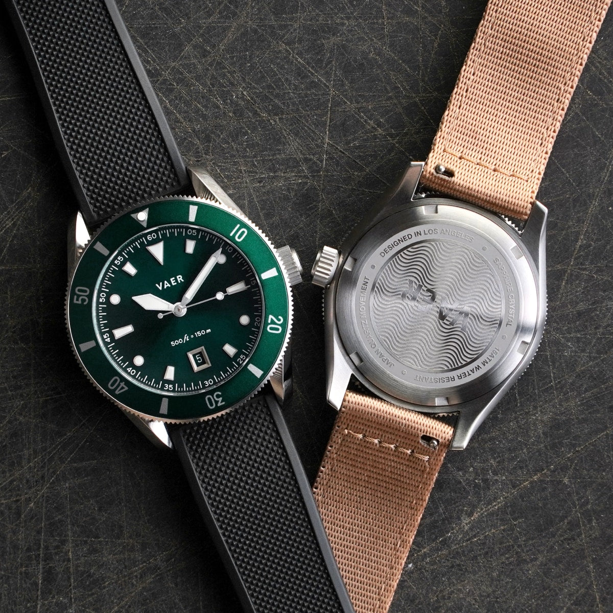 VAER DS2 Watch - Meridian Green - Quartz 39mm