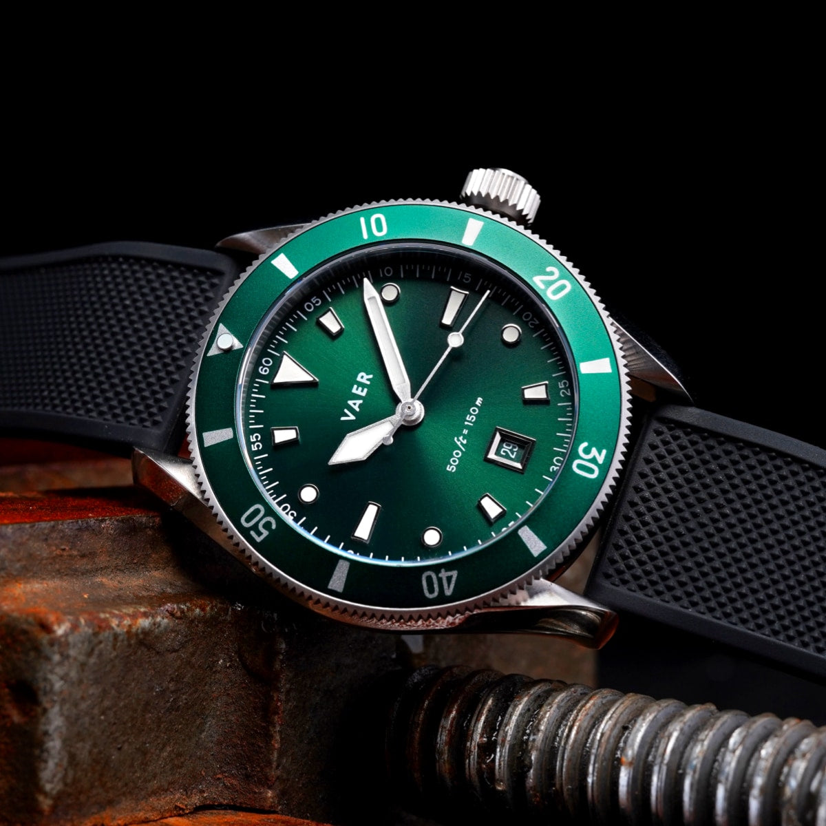 VAER DS2 Watch - Meridian Green - Quartz 39mm