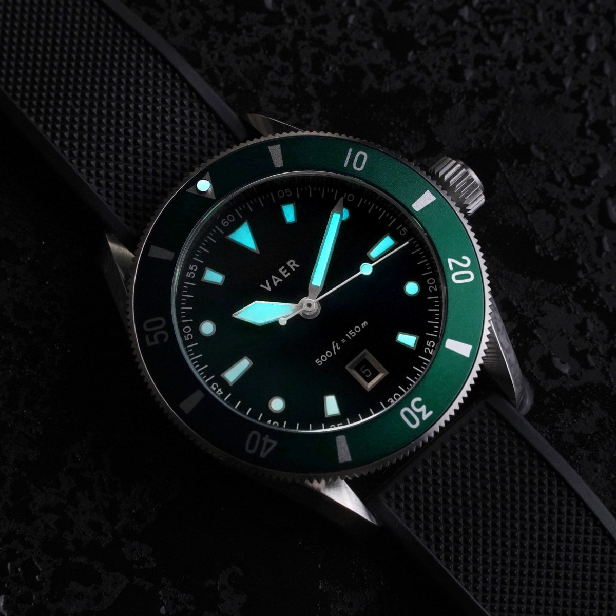 VAER DS2 Watch - Meridian Green - Quartz 39mm