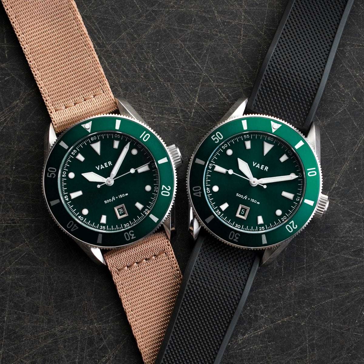 VAER DS2 Watch - Meridian Green - Quartz 39mm