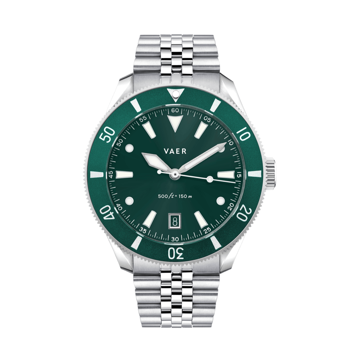 VAER DS2 Meridian Green Mens Watch - Quartz 42mm