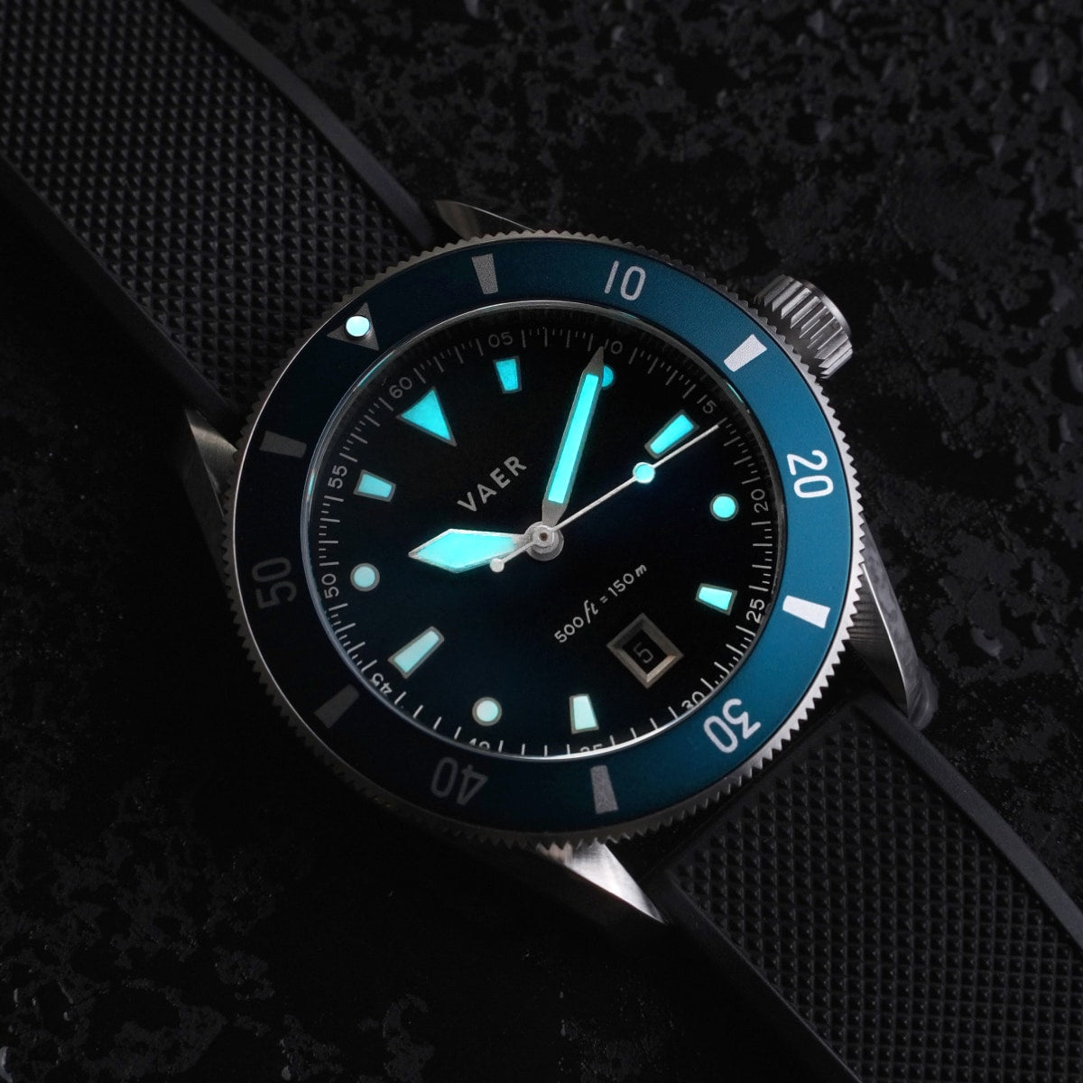 VAER DS2 Meridian Navy Watch - Quartz 39mm