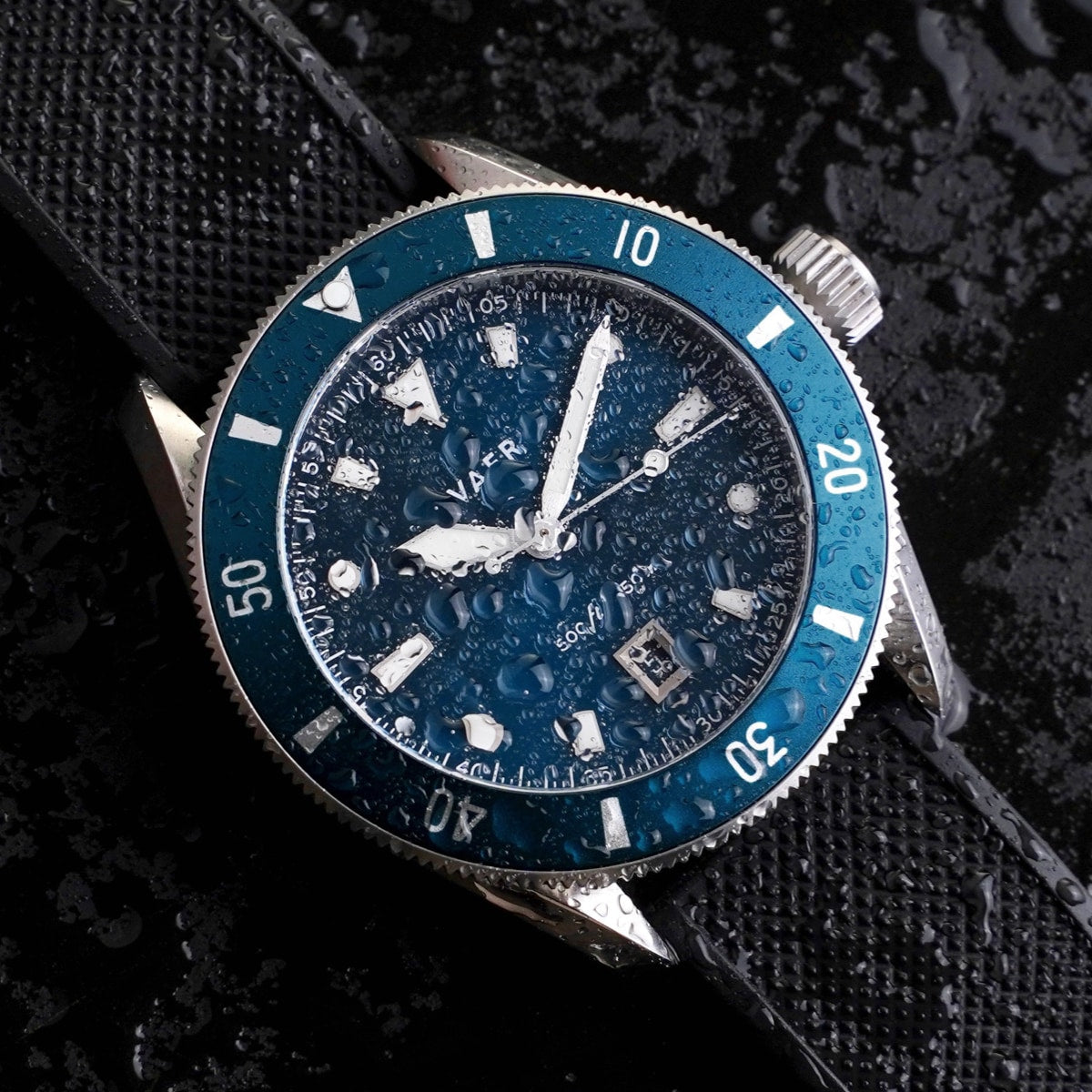 VAER DS2 Meridian Navy Watch - Quartz 39mm