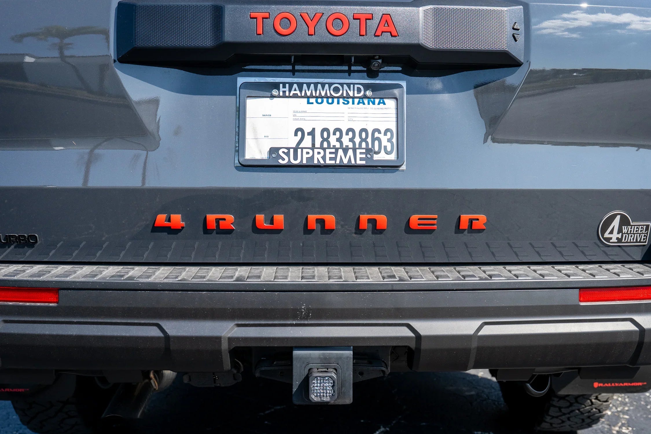 4RUNNER Rear Hatch Liftgate Emblem Overlays - 2025+ 4Runner