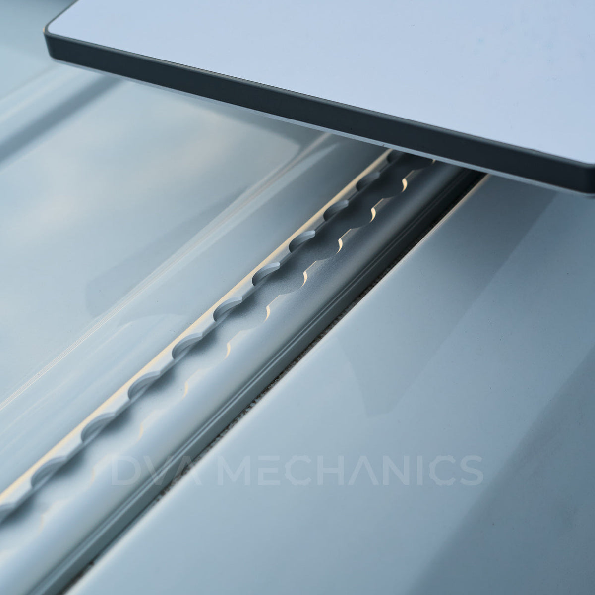 LoadSpan rail end cap and mounting point