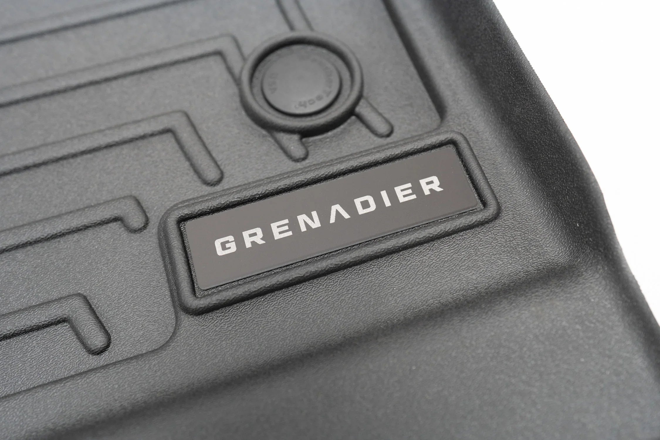 "Grenadier" Weathertech Floor Mat Logo (Etched Acrylic) - Universal