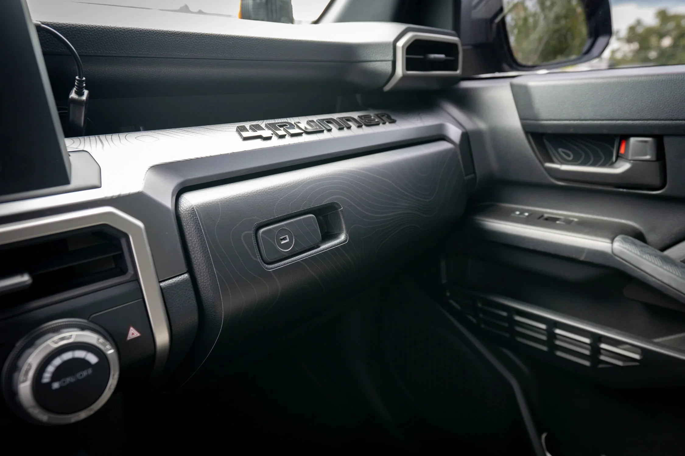 Topographic Glove Box Protection - 2024+ Tacoma / 2025+ 4Runner