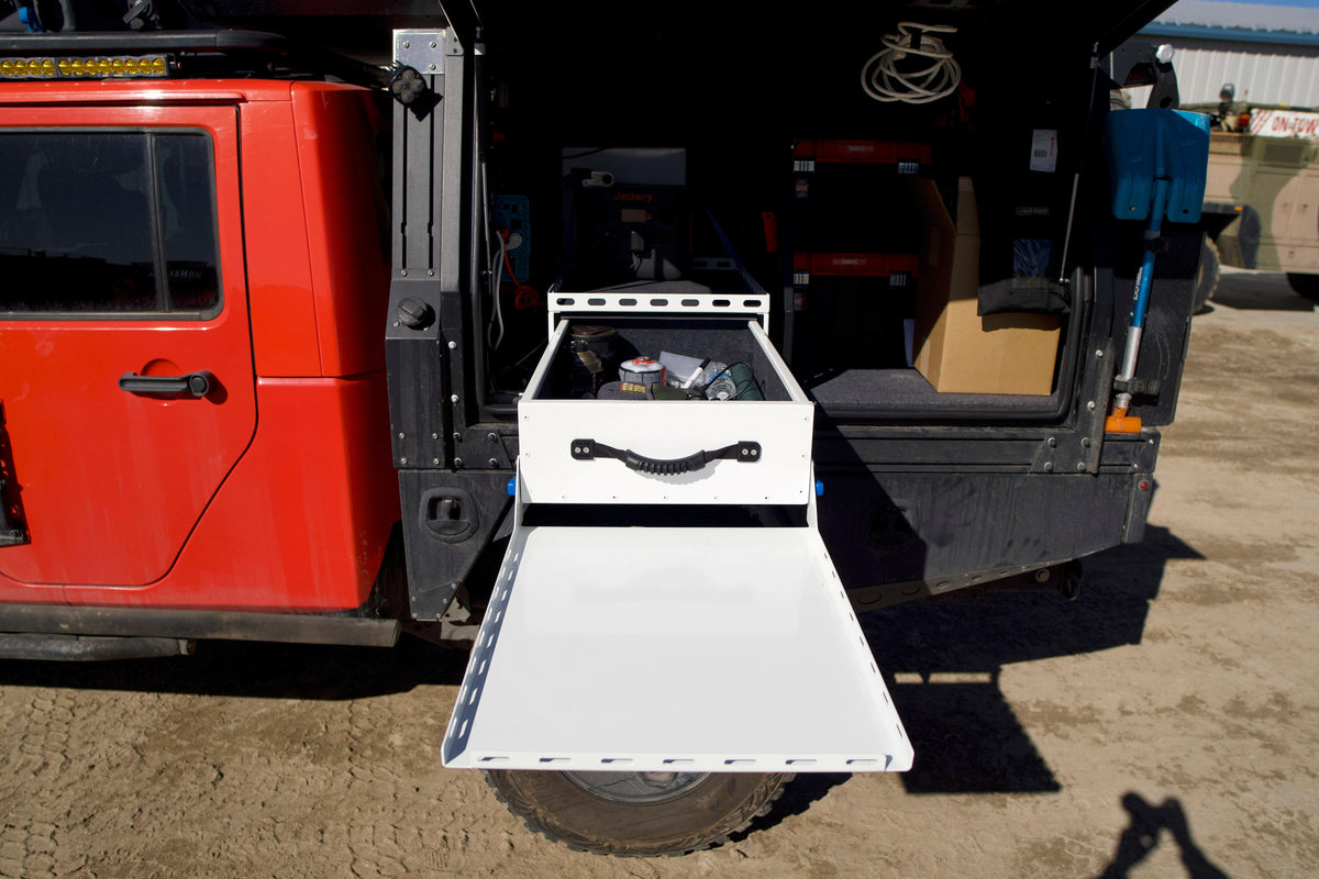 Dirtbox Overland slide out toolbox for Expedition Series, universal fit