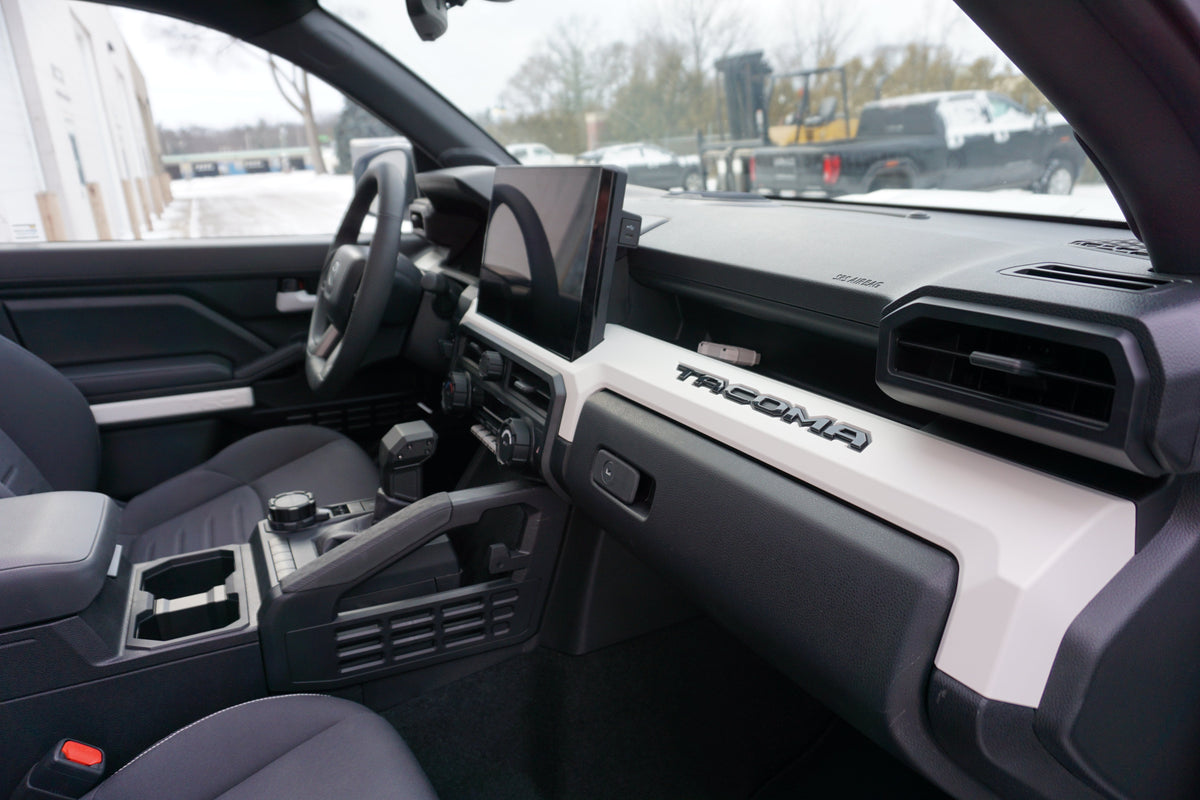 AJT Design black side vent trim for 2024+ Toyota Tacoma and 2025+ 4Runner