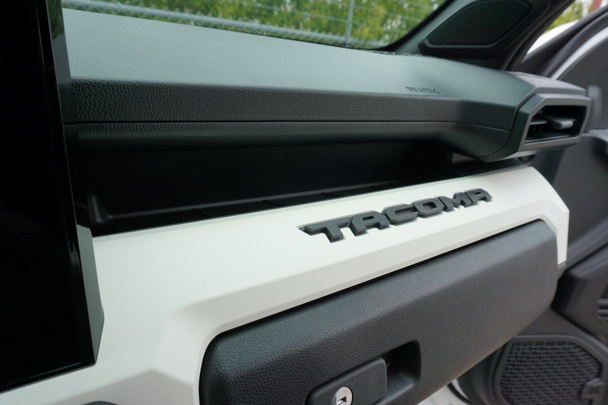 AJT Design mudbath glovebox letters for 2024+ Toyota Tacoma