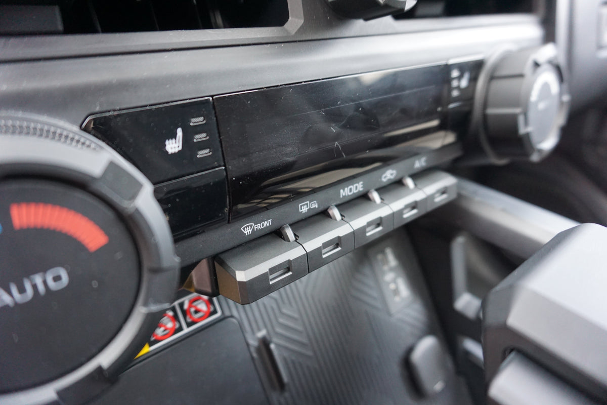 AJT Design 7-piece black toggle cover set for 2024+ Toyota Tacoma and 2025+ 4Runner