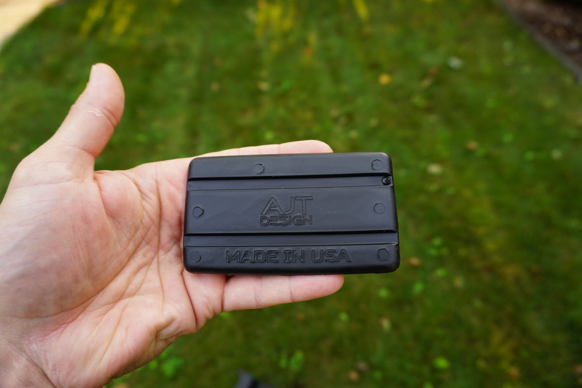 AJT Design 3-piece center console tray liner for 2014-2021 Toyota Tundra - black
