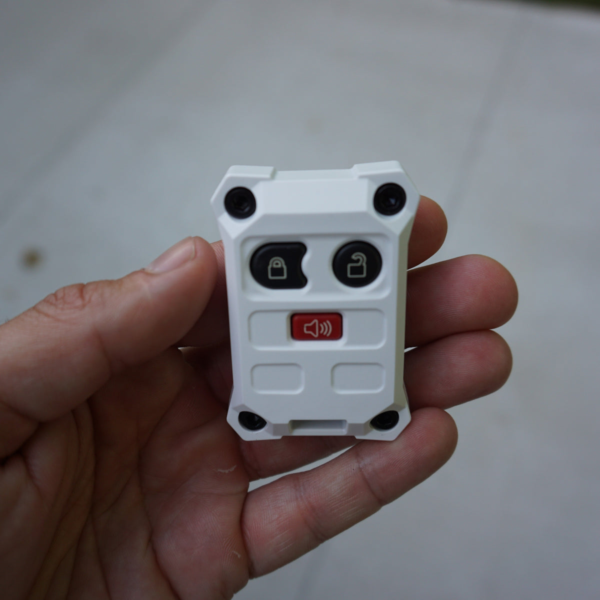 AJT Design Injection Fob IF032 key fob case for Ford 3-button fobs - white