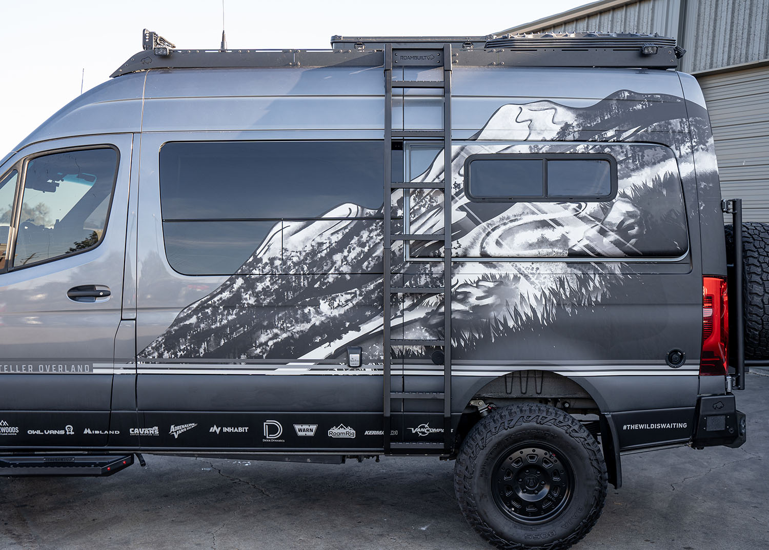 Mercedes Sprinter (2007+) Flatpack Ladder