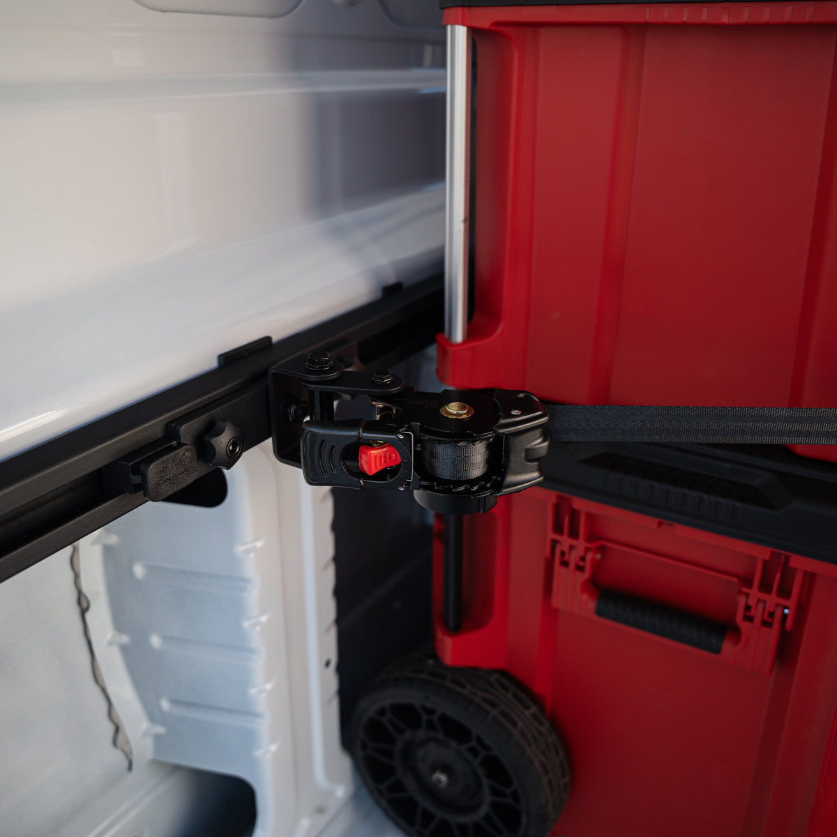 Integral Truck Rail and Swivel Strap Bundle 4 Pack for Ford Transit Van 148 wheelbase