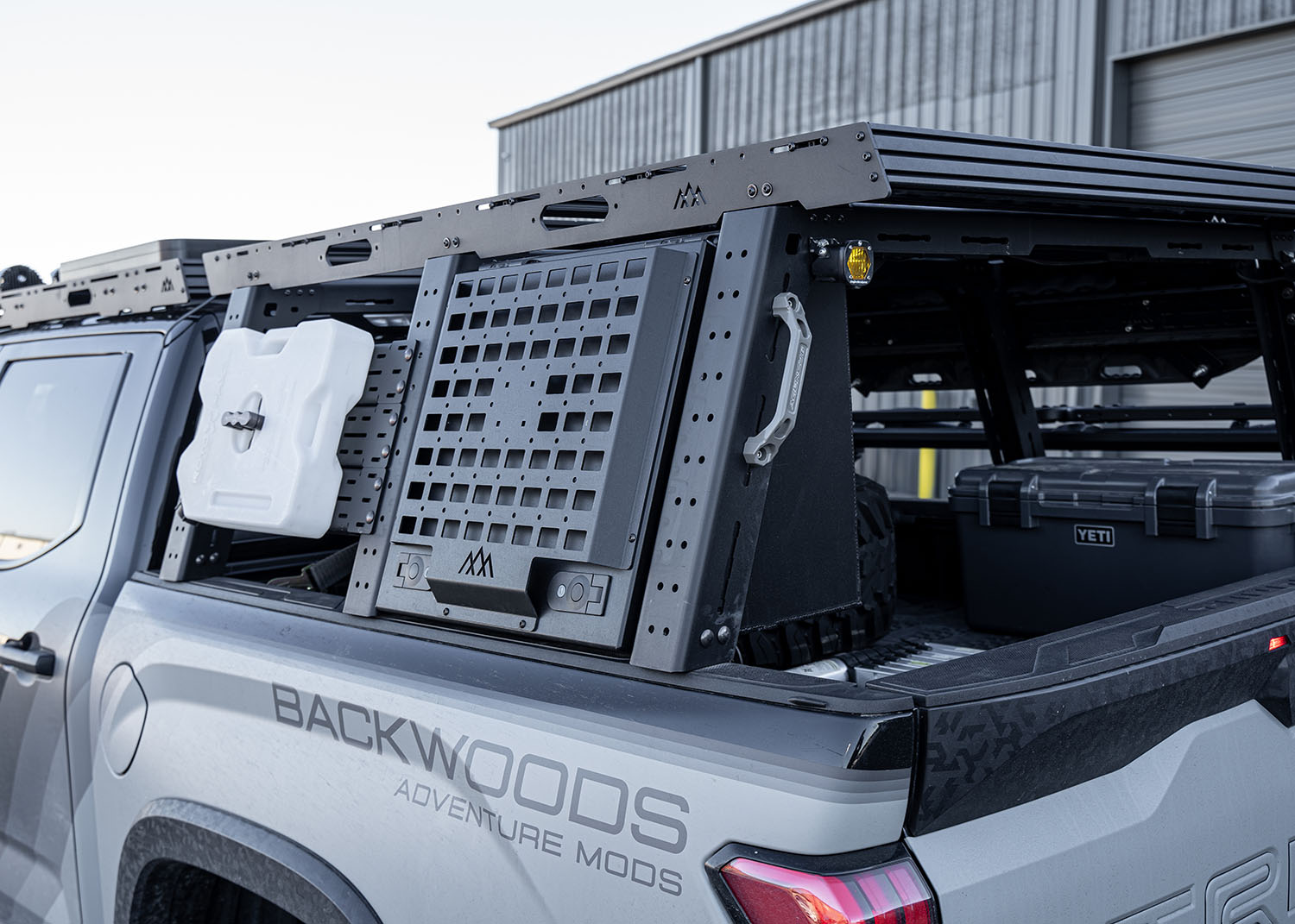 Backwoods Aluminum Bed Rack Storage Box - Toyota Tundra