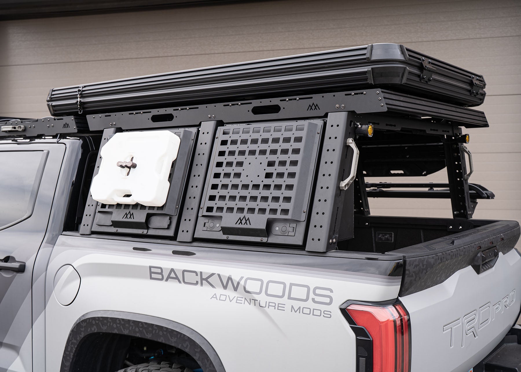 Backwoods Aluminum Bed Rack Storage Box - Toyota Tundra
