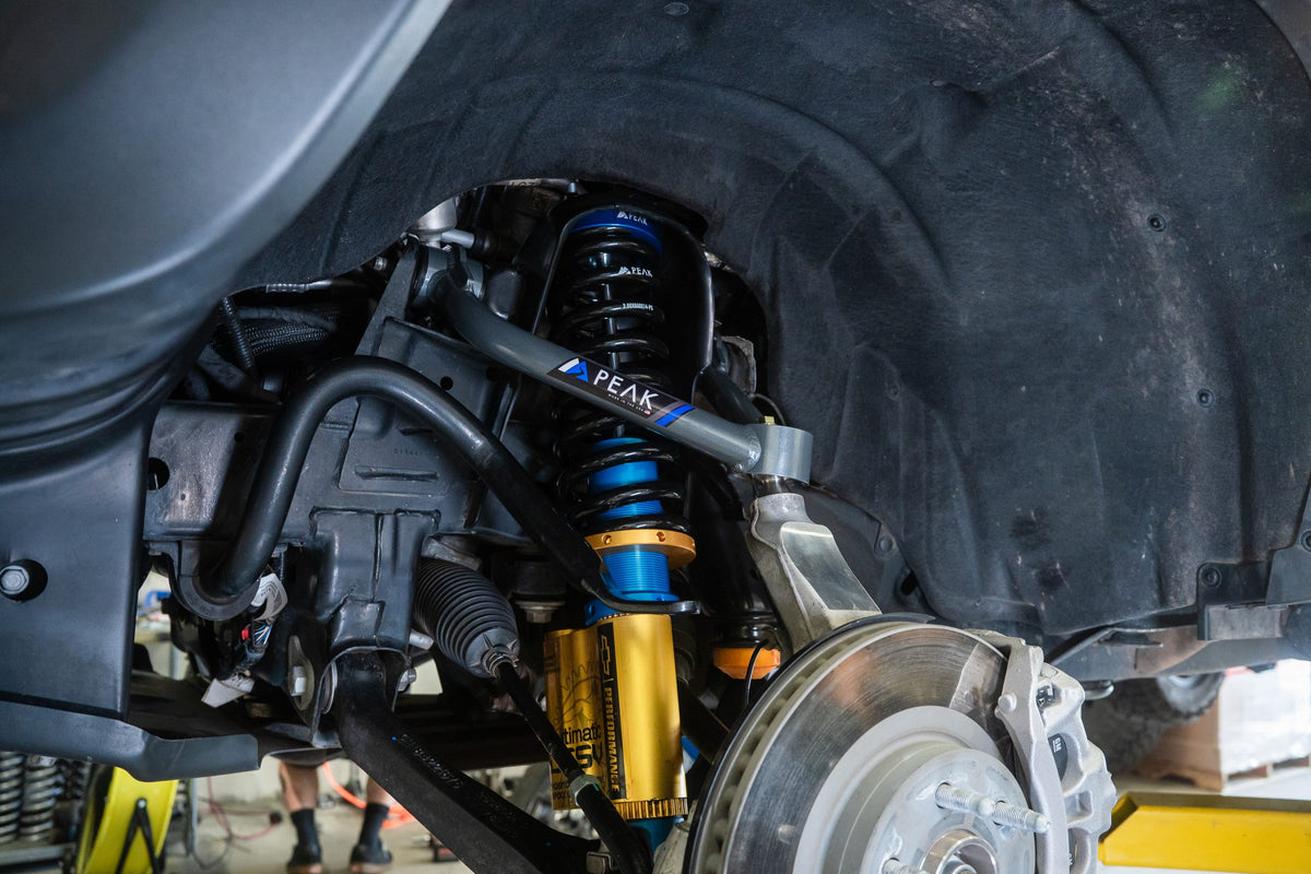 Peak Suspension DSSV Coilover Summit Kit with Rear Blocks 17-22 Colorado ZR2 for 2017-2022 Chevy Colorado