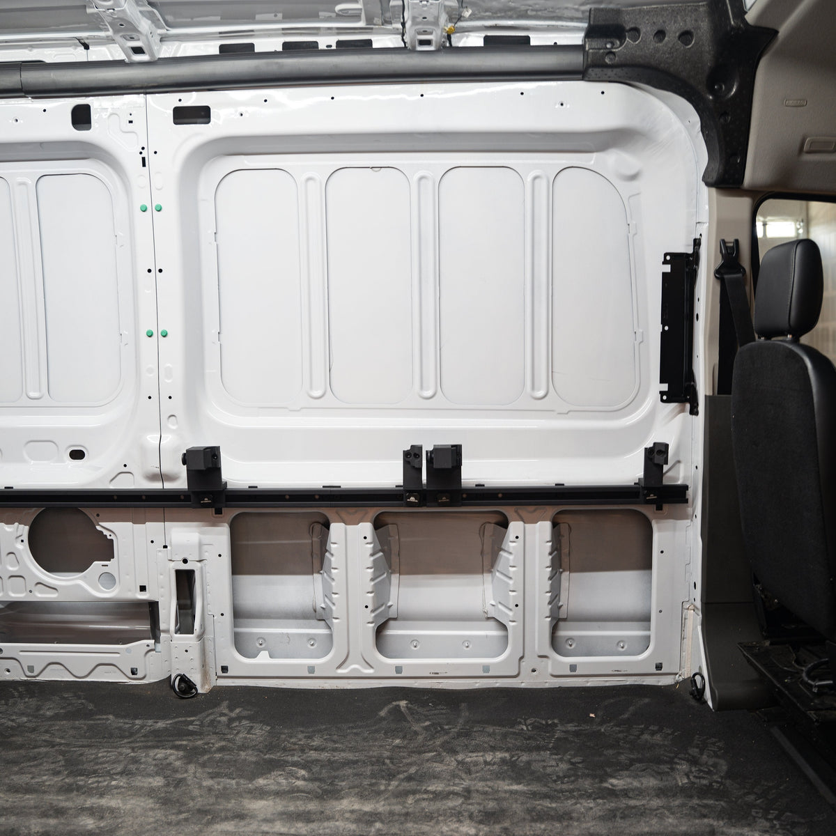 Integral Truck Rail and Stack Lock Bundle (2 Pack) for Ford Transit Van 148 wheelbase