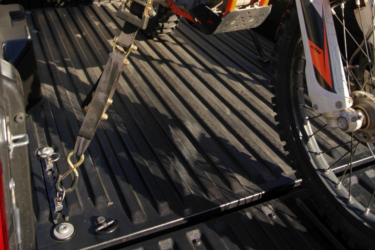 Bed Tie-Down Rails for Toyota Tundra & Tacoma | L-Track System | No Drilling