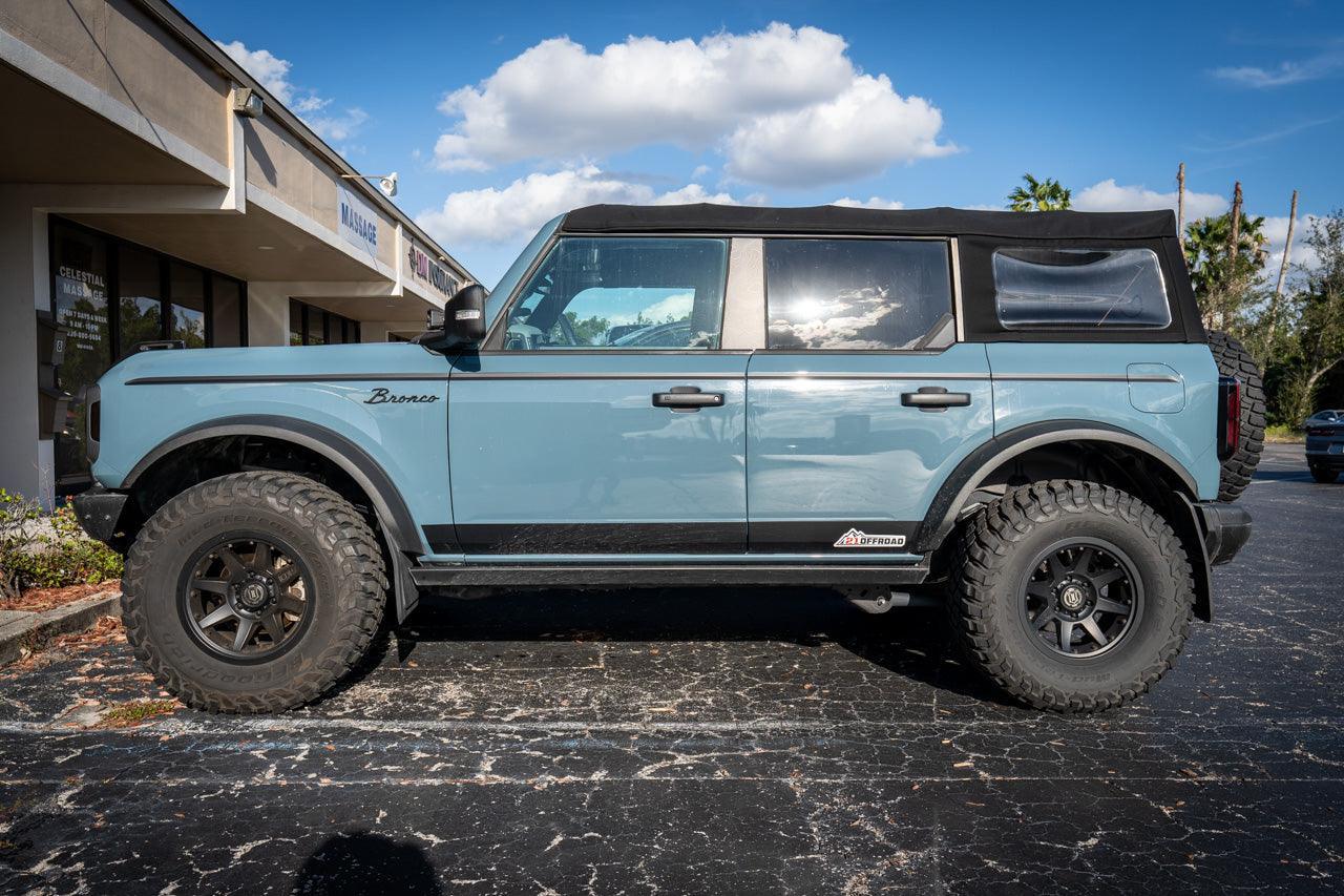 Solid Color Upper Door Spear Stripe Kit - 2021+ Bronco 4 Door (non-Raptor)