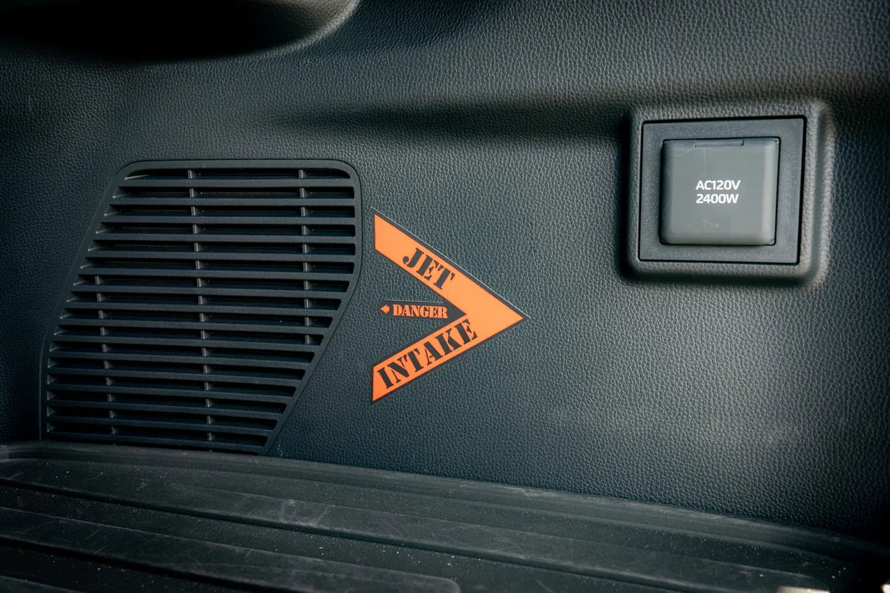 Intake Warning Stickers - 2024+ Land Cruiser