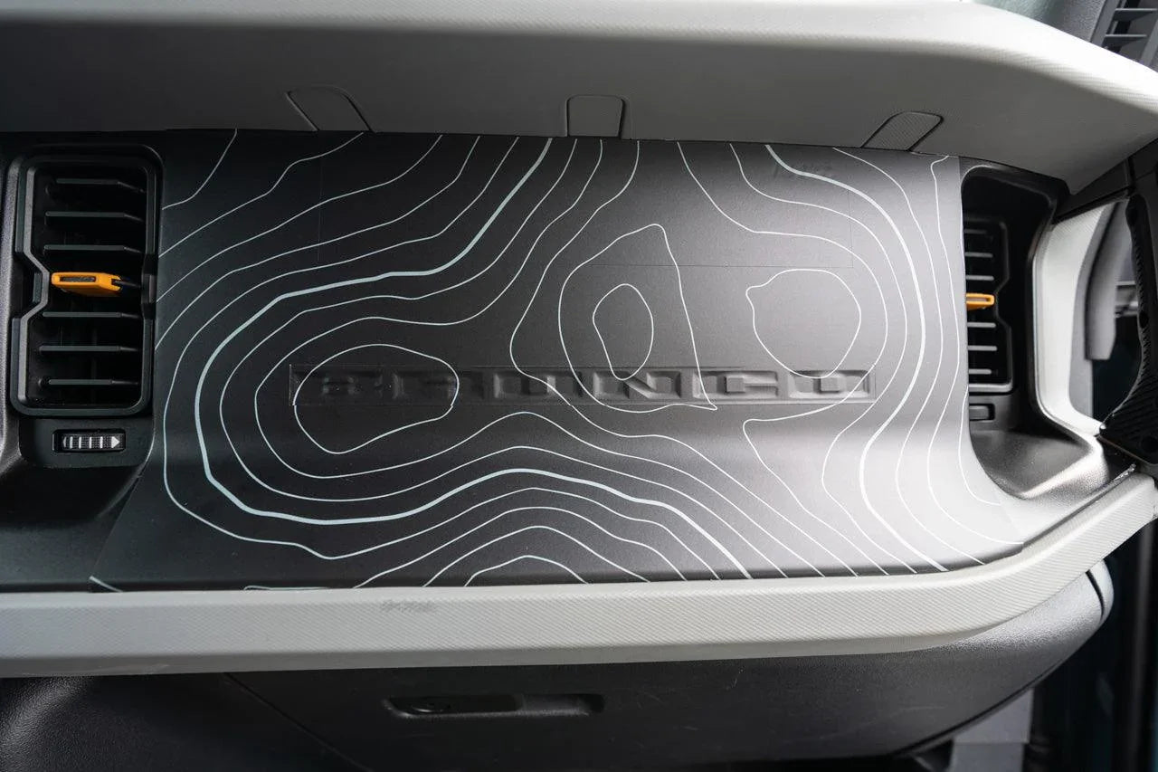 Topo 3 Piece Dash Kit (Printed Series) - 2021+ Bronco