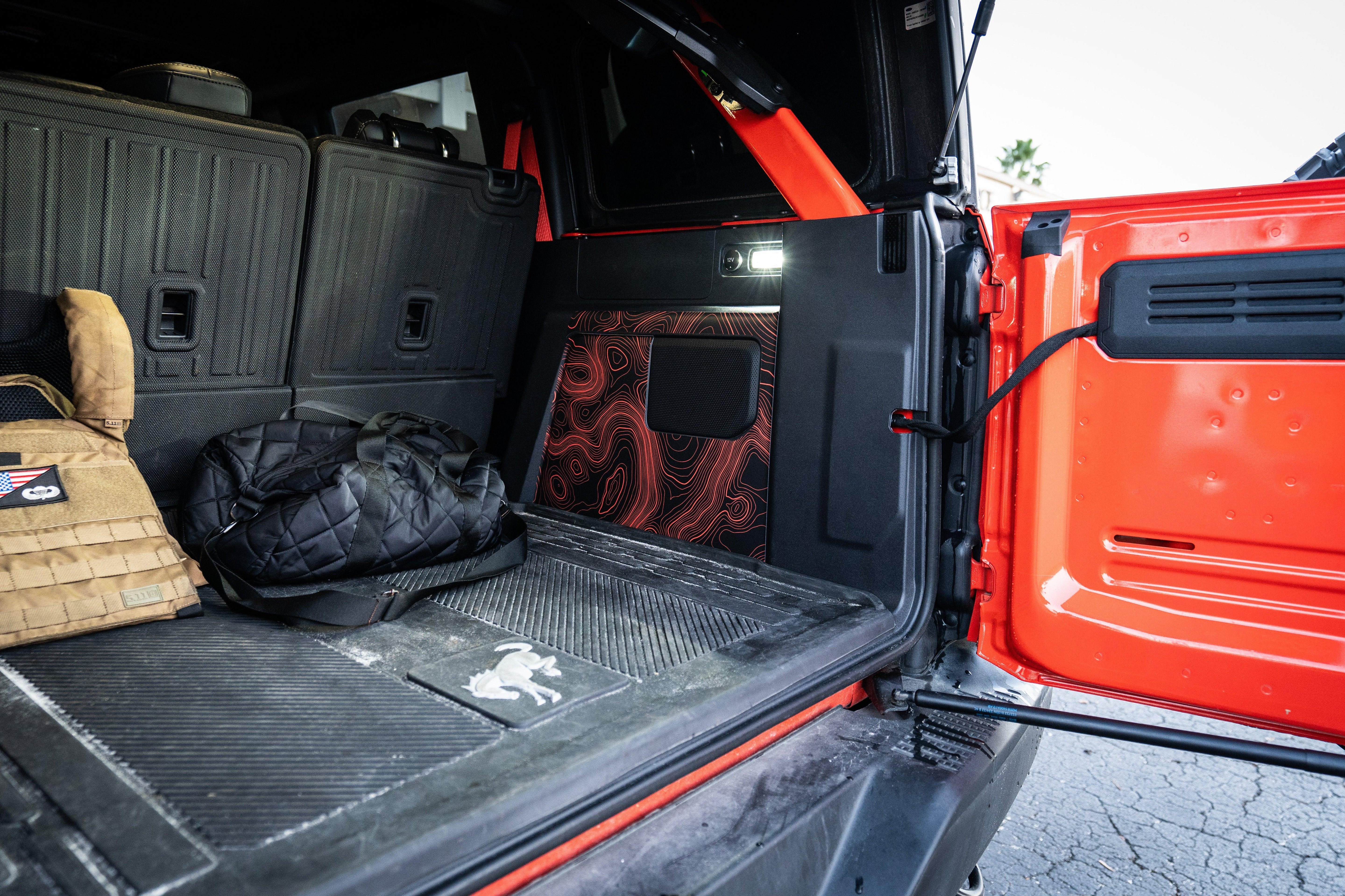 Topo Cargo Area Overlay Kit Part 1 (Printed Series) - 2021+ Bronco 4 Door