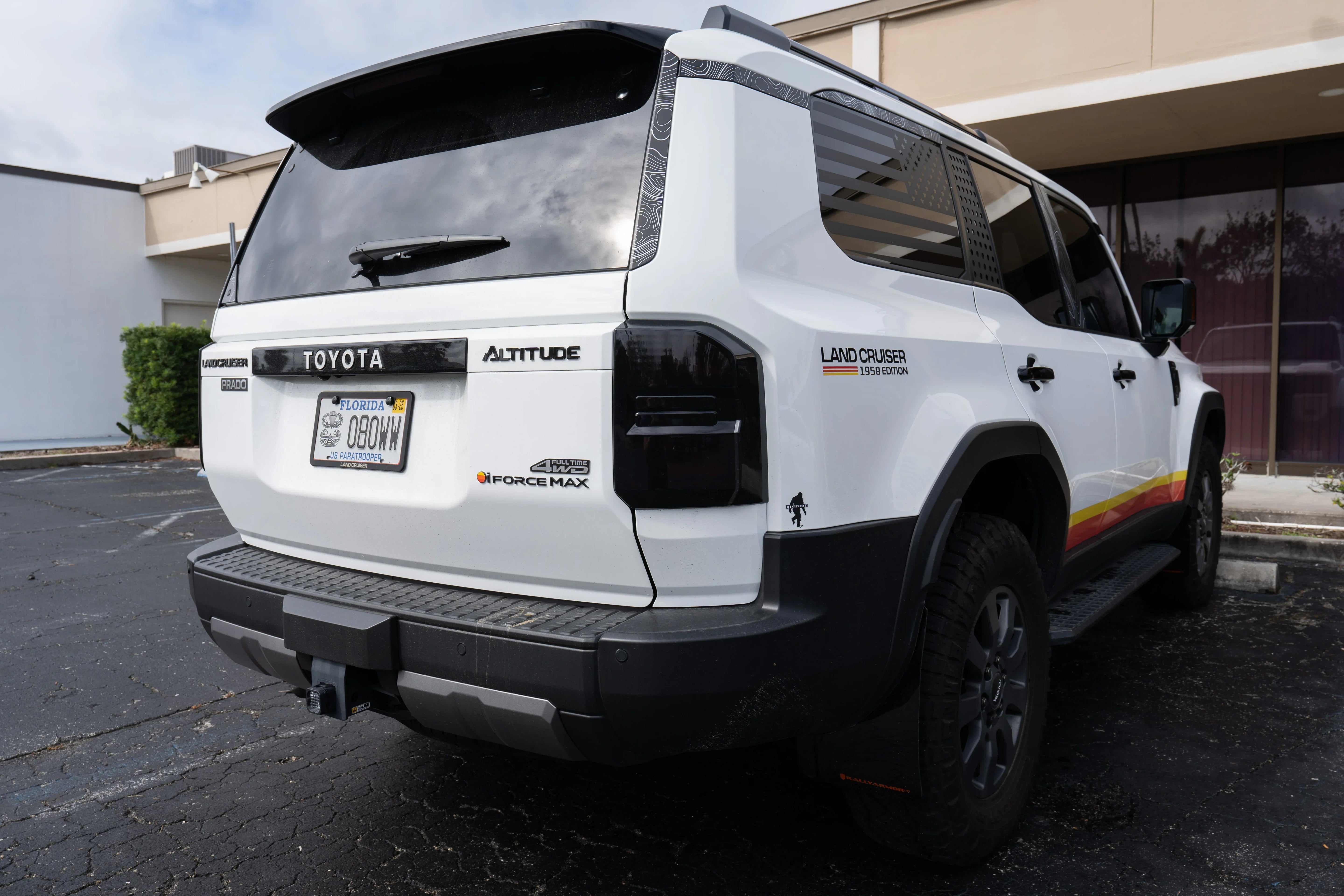 Full Time 4WD Two Color Acrylic Emblem - 2024+ Land Cruiser / GX 550 / 2025+ 4Runner Limited