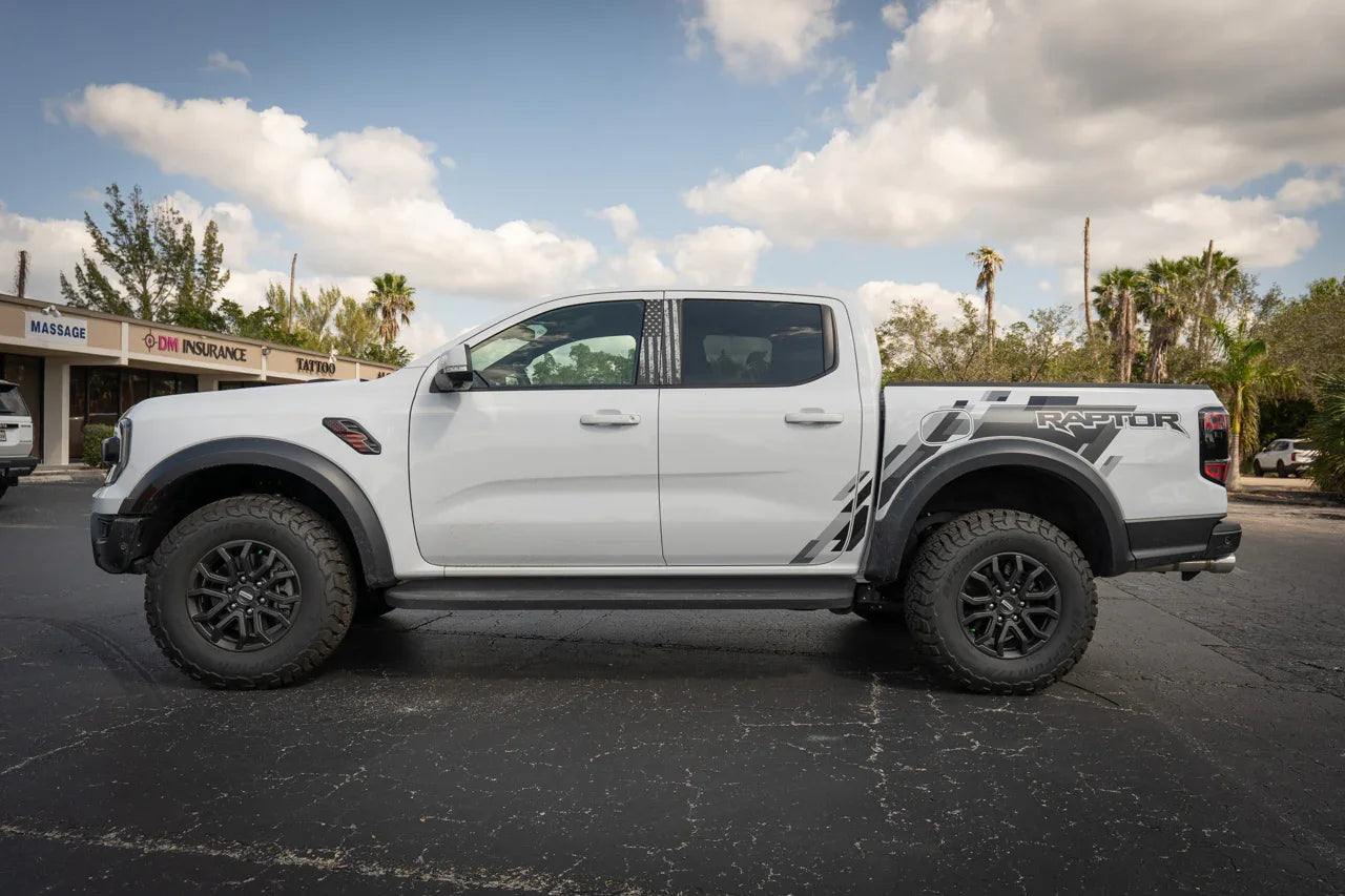 American Flag Fender Vent Overlays - 2024+ Ranger Raptor