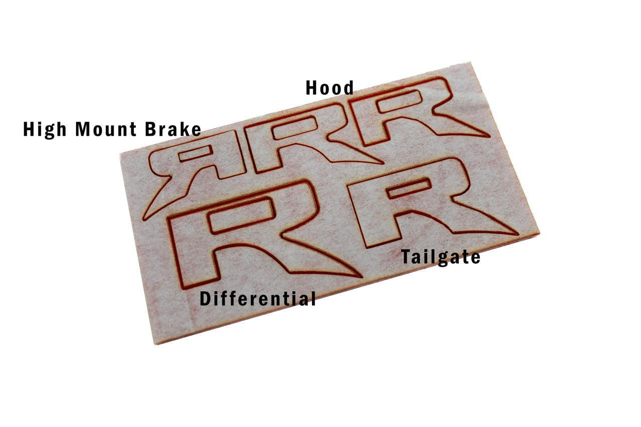 Acrylic R Inlay Kit - 2022+ Bronco Raptor