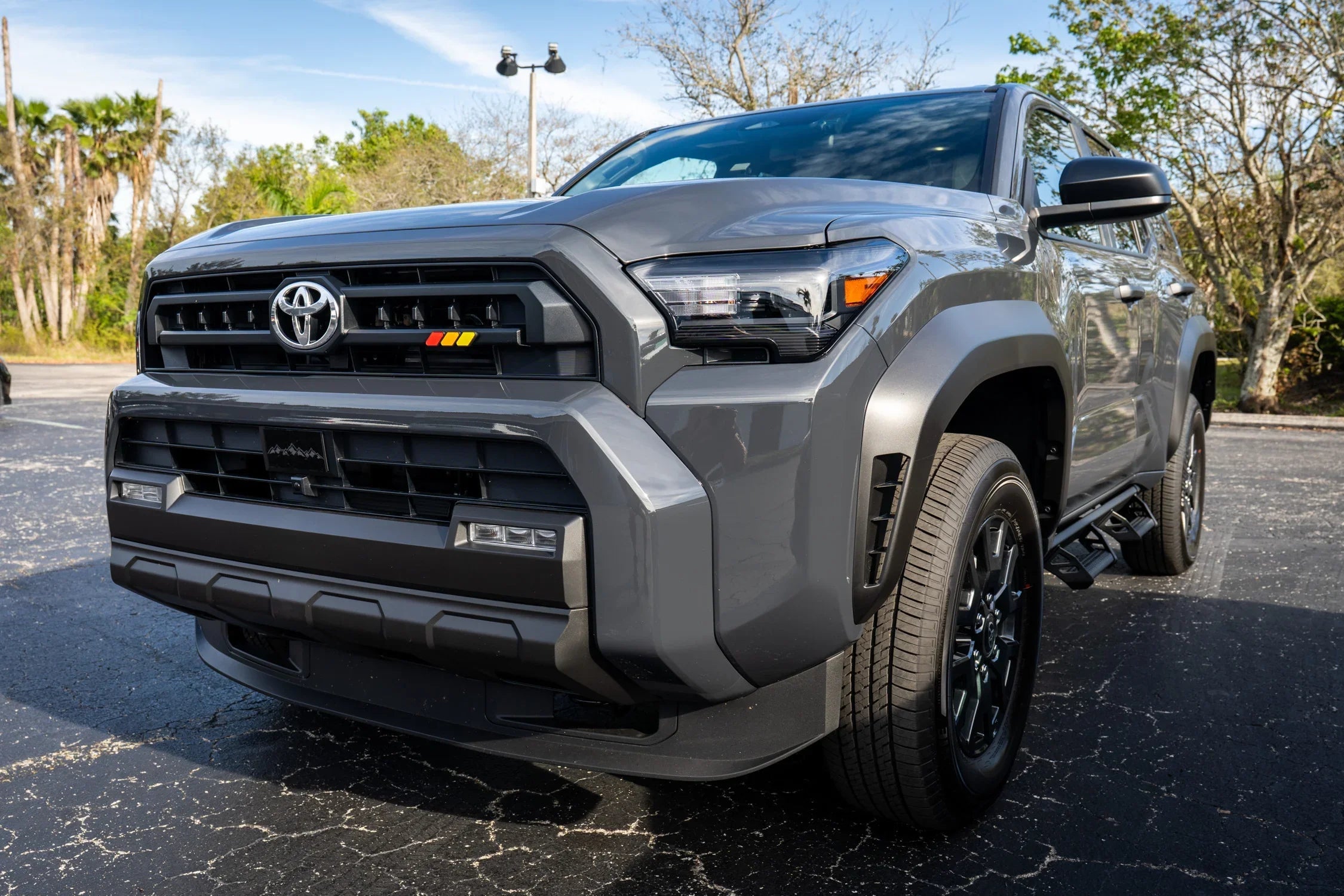 Tri Color TRD Style Grille Emblem - 2025+ 4Runner