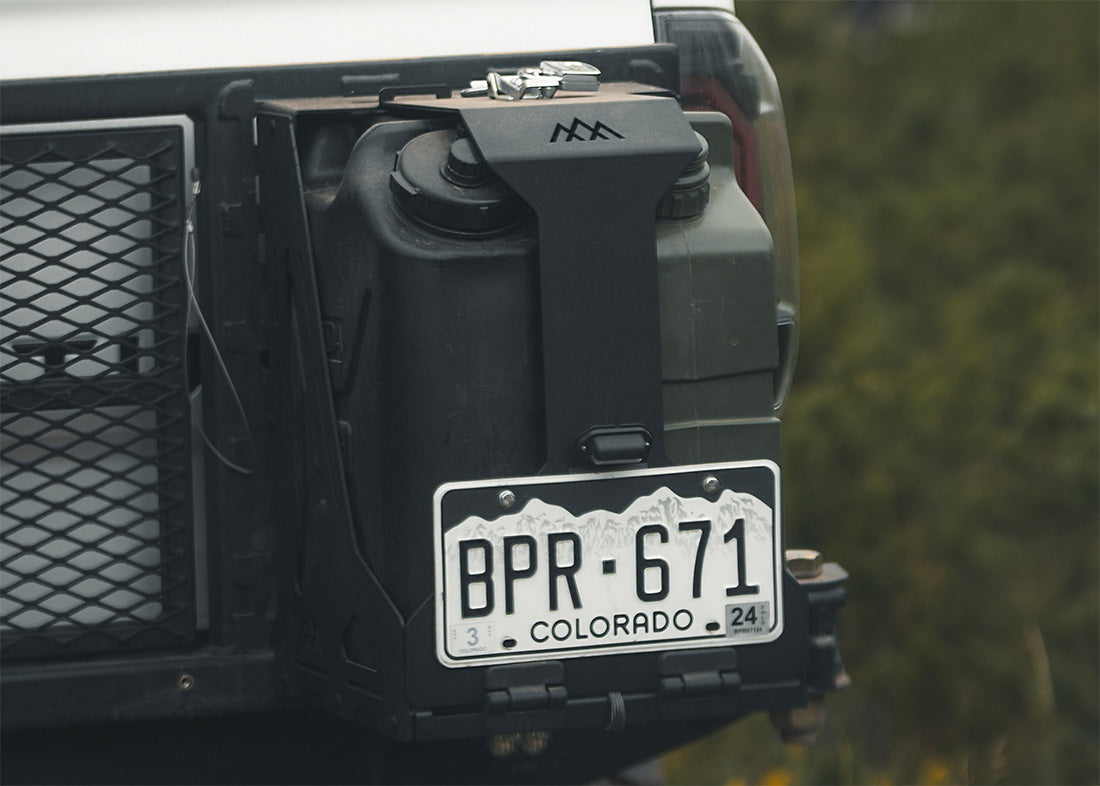 Backwoods Jerry's Can Holder - Dual Universal Jerry Can Carrier