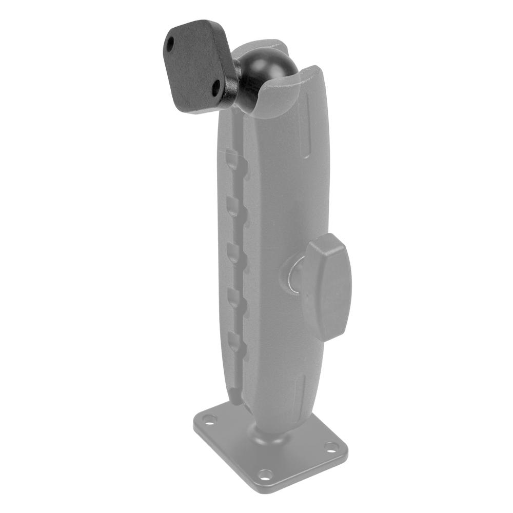 Tackform metal diamond adapter with 1 inch B-size ball, universal fit
