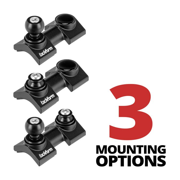 Tackform adjustable roll cage bar mount with 20mm ball and flange for universal fit