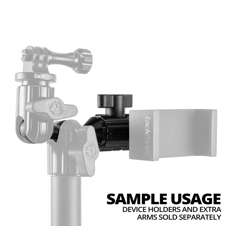Tackform Triple-Up arm adapter, dual ball single socket, for universal fit