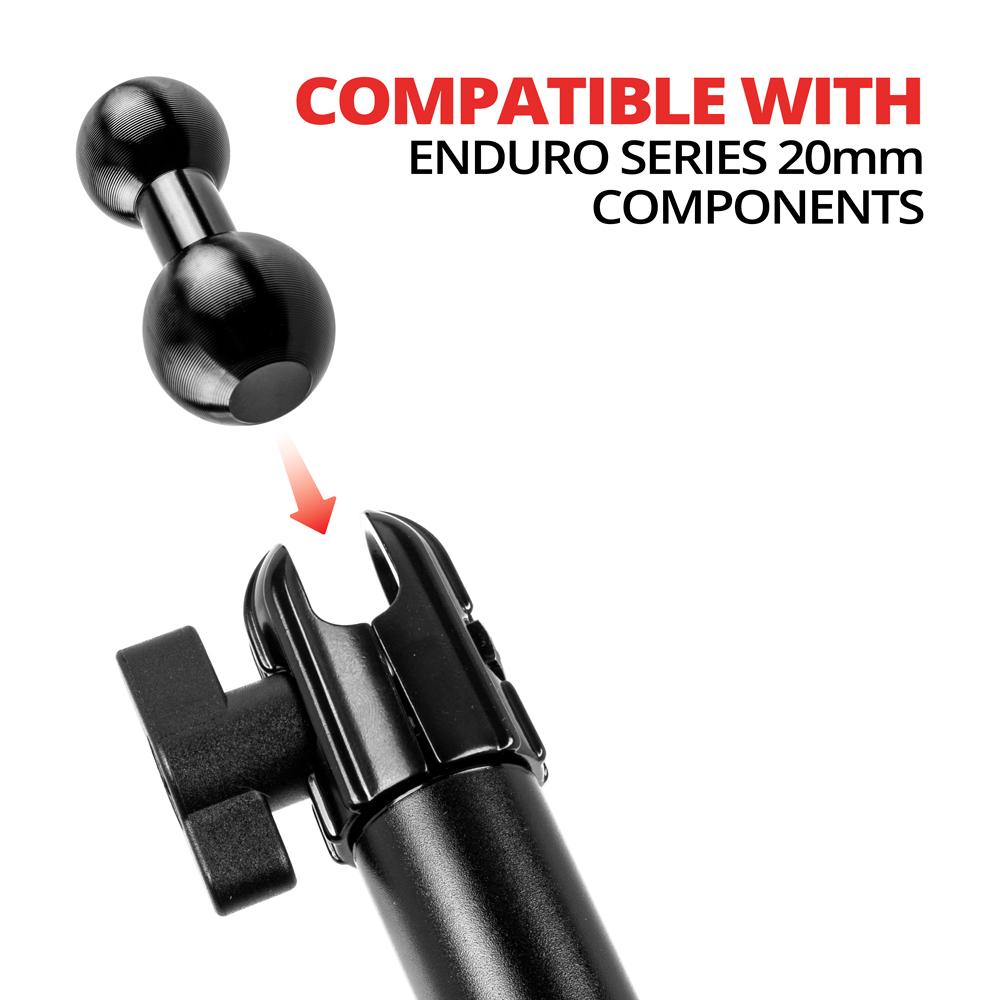Tackform 20mm to 17mm double ball adapter for universal fit