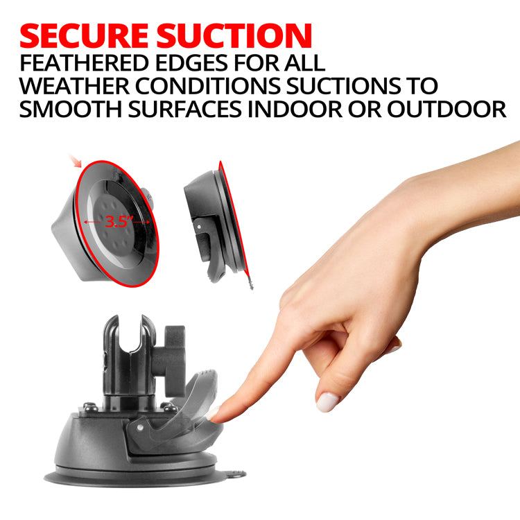 Tackform Quick Grip AMPS suction cup base for universal fit