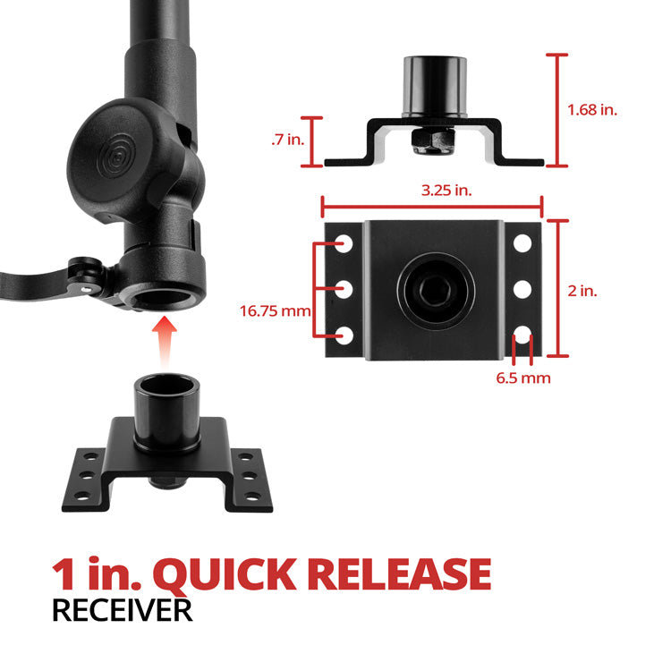 Tackform Impact Series drill base phone and tablet mount for universal fit
