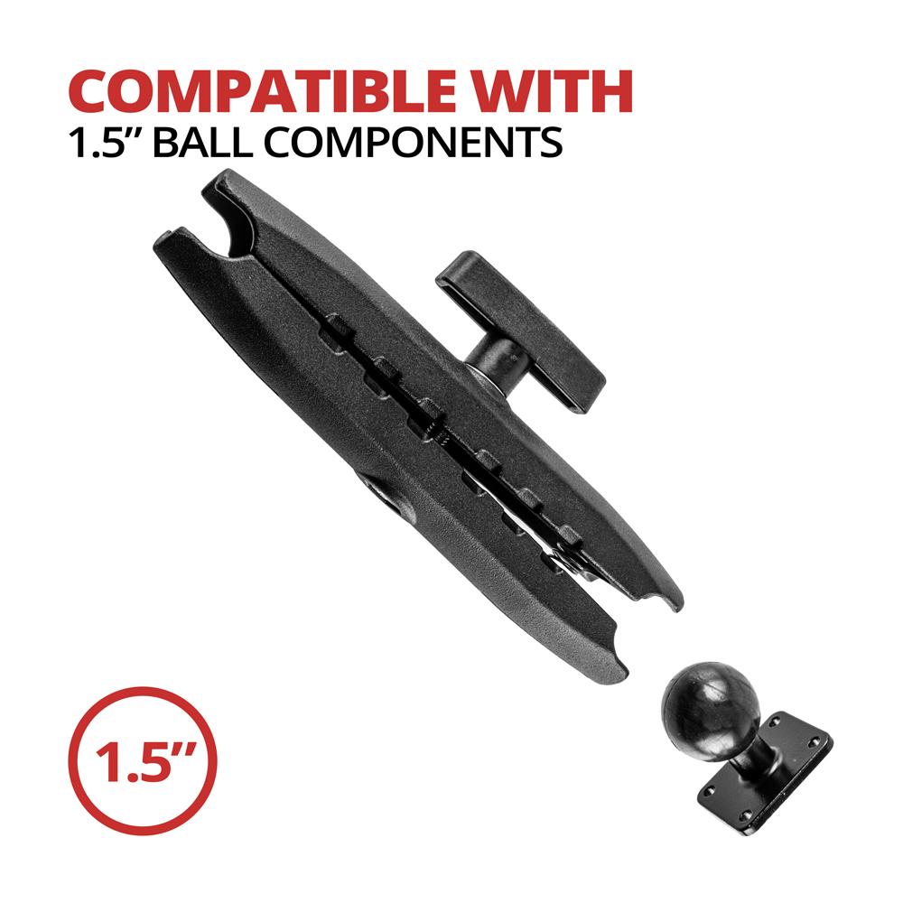 Tackform 8.5" aluminum shaft for universal fit 1.5" ball systems