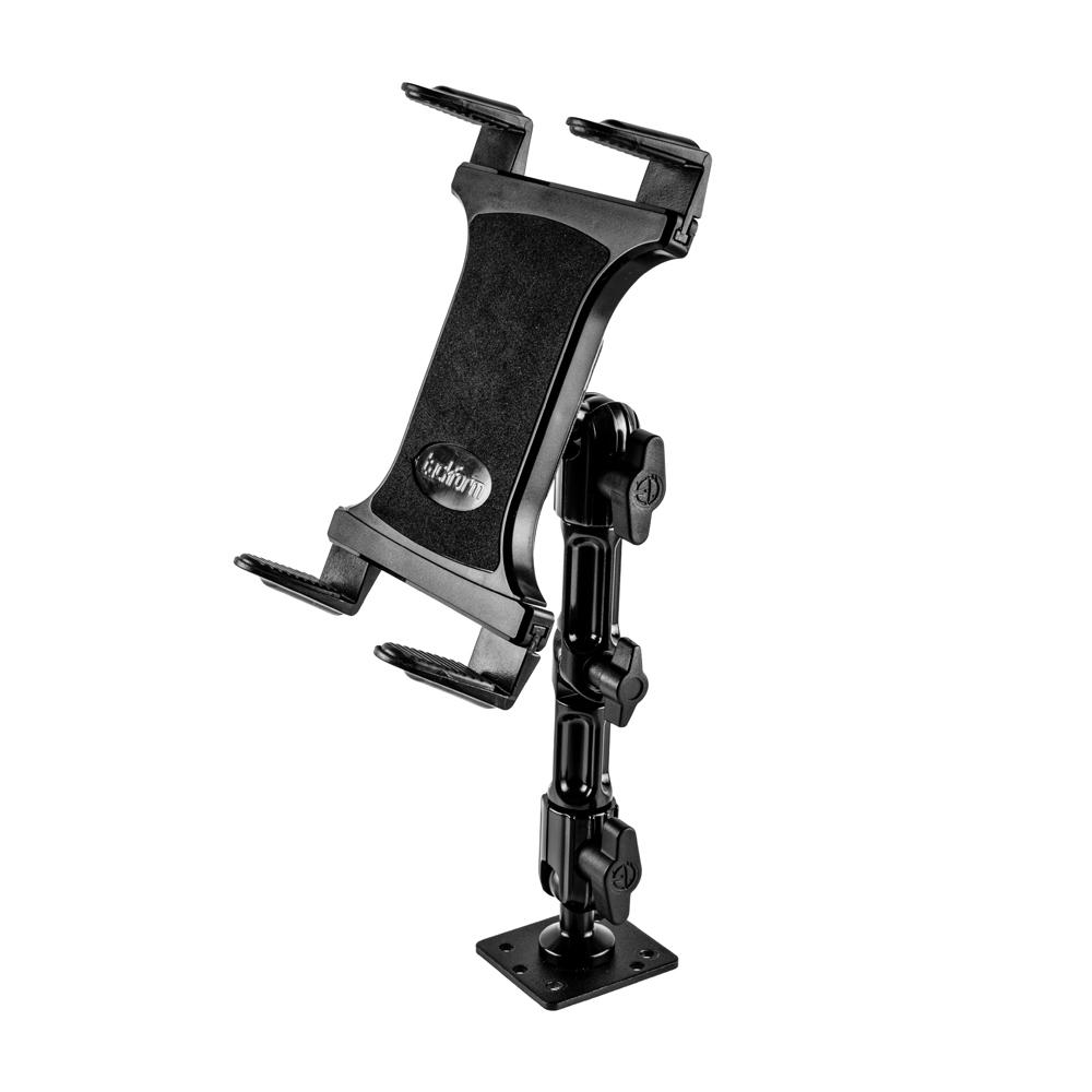 Tackform tablet holder with AMPS base and modular arm for universal fit