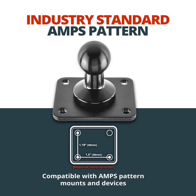 Tackform AMPS drill base phone mount for universal fit