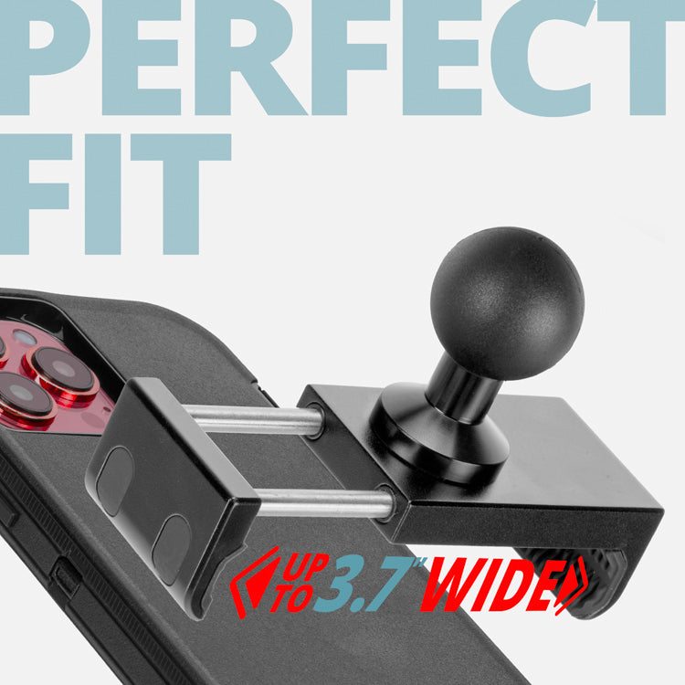 Tackform Enduro 25 Series phone cradle for 1 inch B-size ball, universal fit