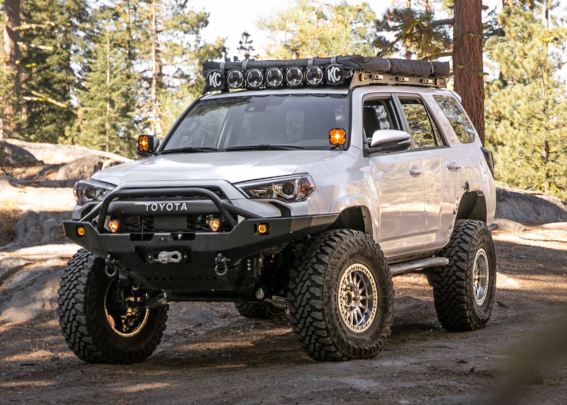 Backwoods Toyota 4Runner 5th Gen (2010-2024) Hi-Lite Overland Front Bumper [PreRunner Bull Bar]