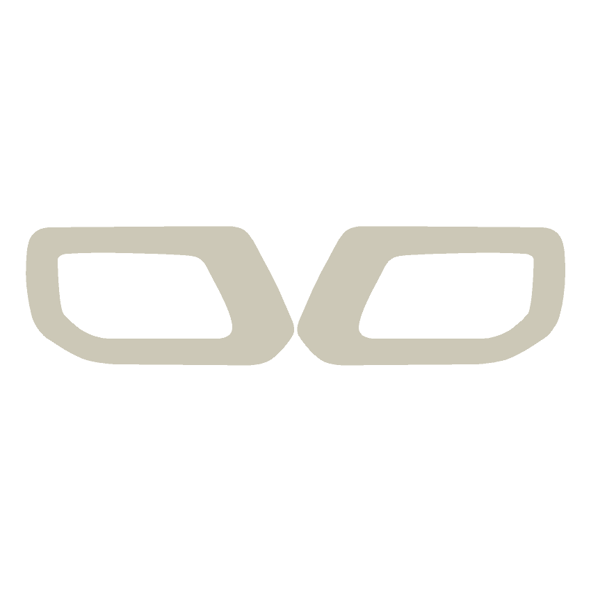 Solid Color Interior Door Handle Overlays (Printed Series) - 2021+ Bronco