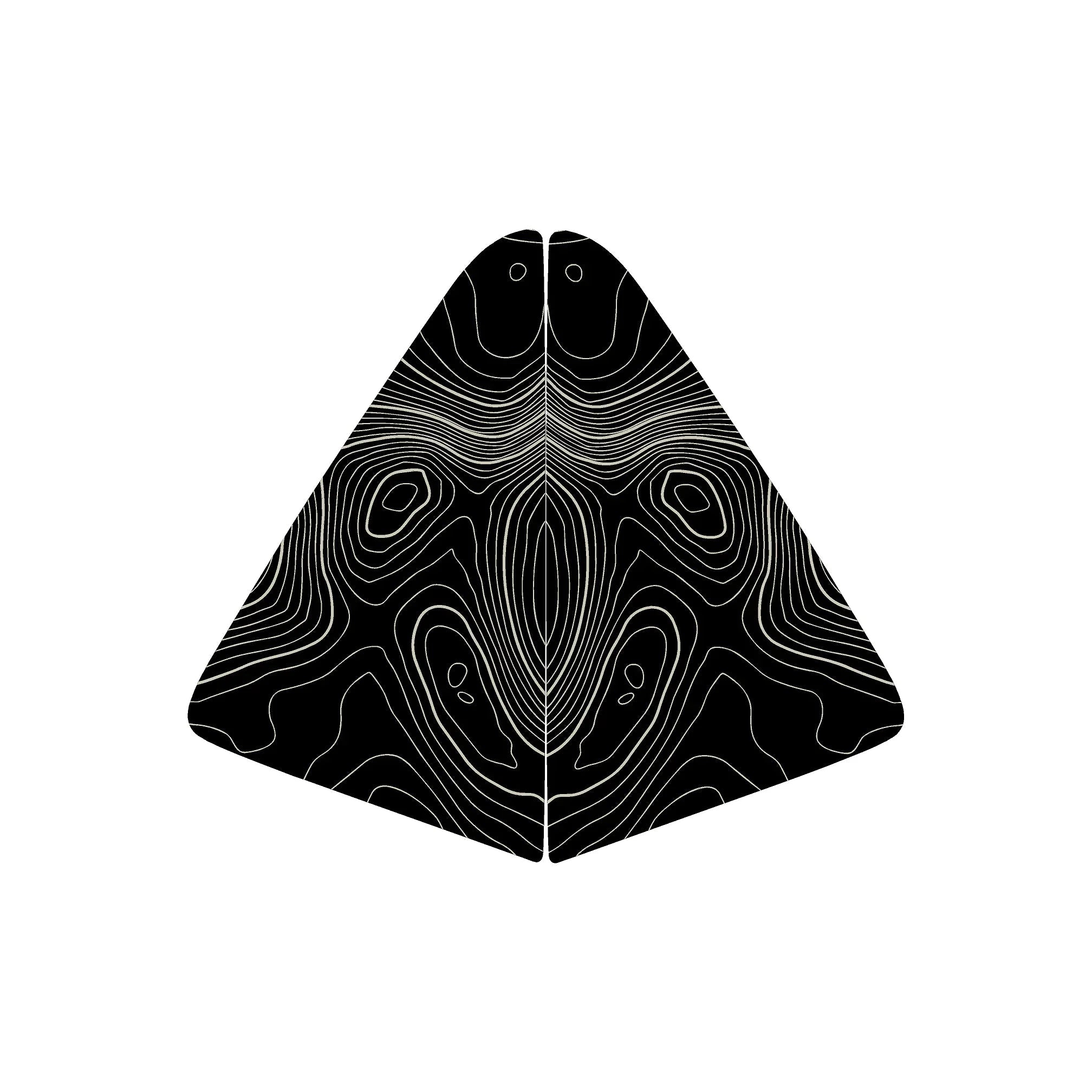 Topographic Rear Vent Window Overlay (Perforated) - 2025+ 4Runner