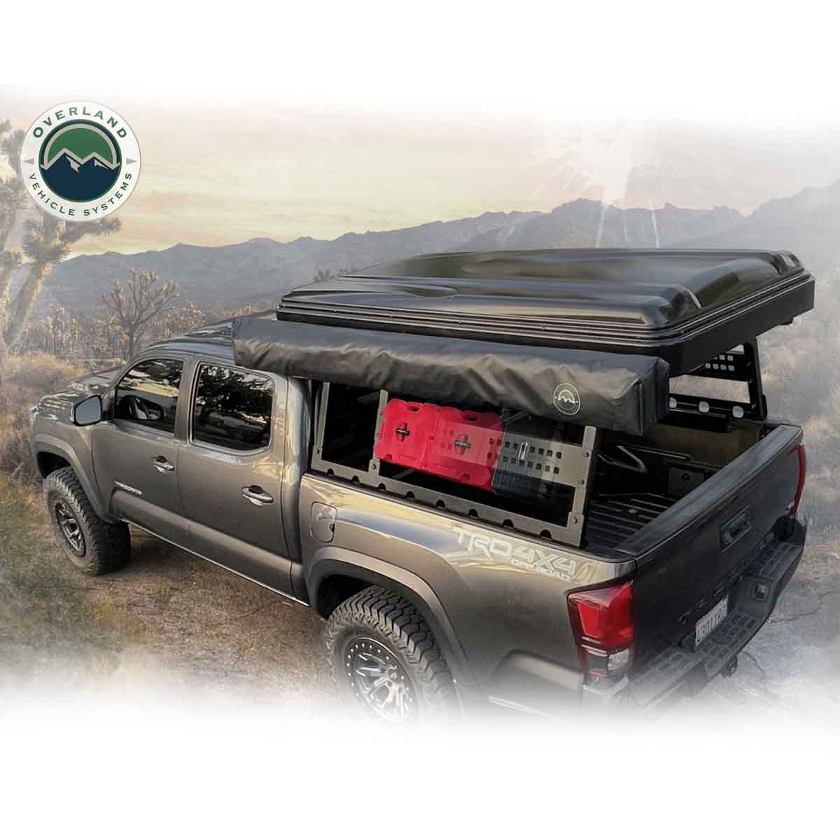 Overland Vehicle Systems Discovery bed rack for mid size short bed trucks - view 5