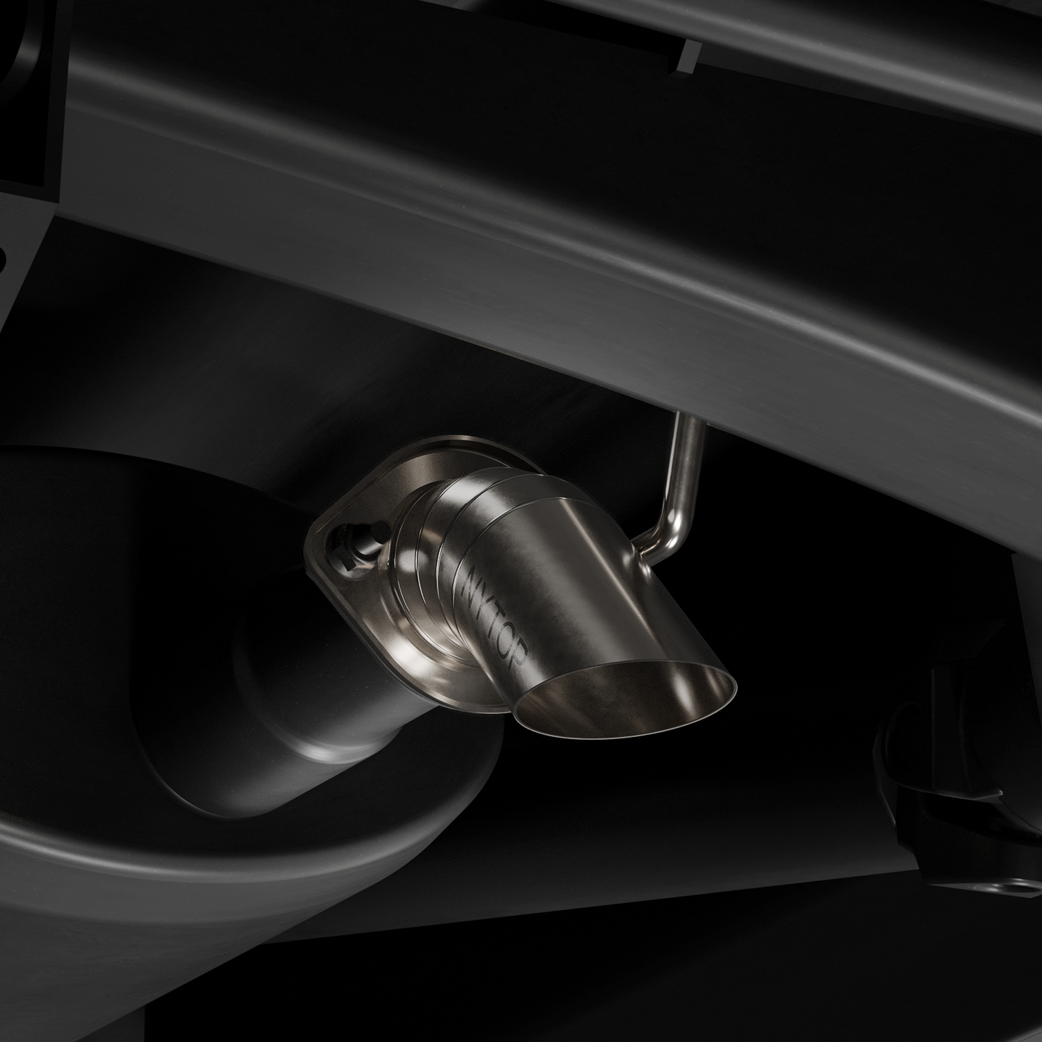 2023-Current Toyota Sequoia Titanium Axle Dump Exhaust Tip
