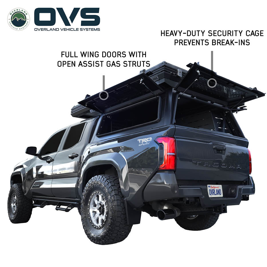 OVS Excursion camper shell roof top tent combo for Toyota Tacoma and other trucks - view 2