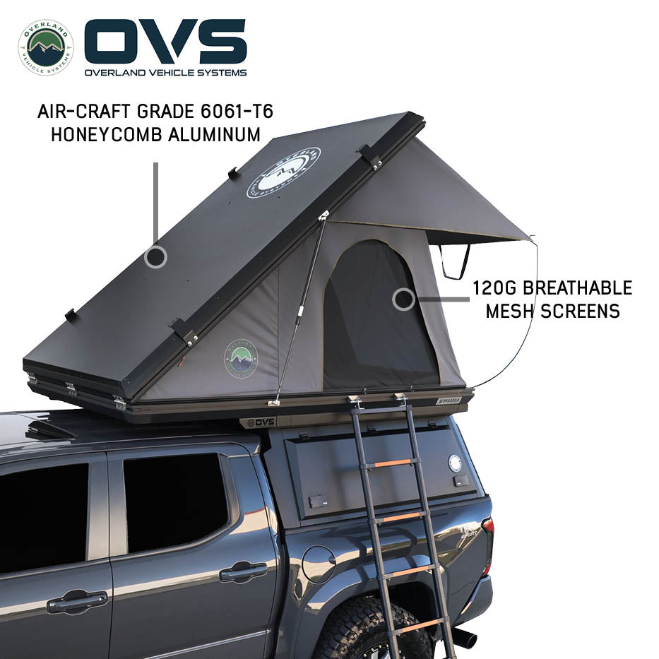OVS Excursion camper shell roof top tent combo for Toyota Tacoma and other trucks - view 4